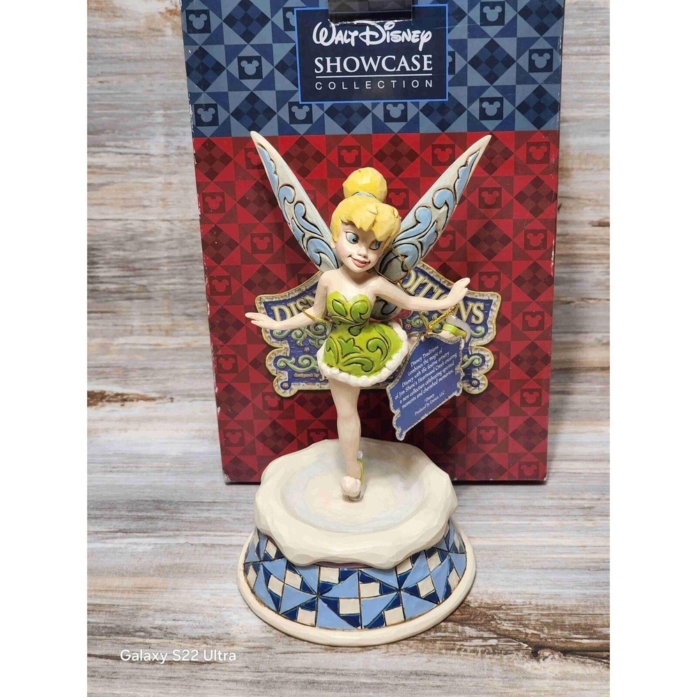 NEW Disney Showcase Collection Tinker Bell Green Pixie Wings Figurine 4033268